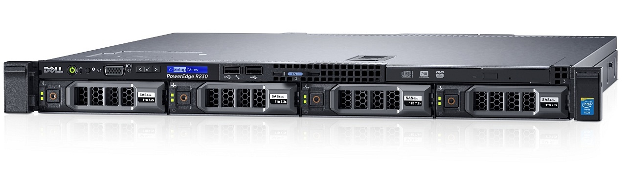 Máy Chủ Dell EMC PowerEdge R230 E3-1220V6 - 3.0GHz